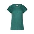 City Life viscose/lurex/polyamide Dames shirt km ronde hals kort Direct leverbaar uit de webshop van www.lots-of-fashion.nl/