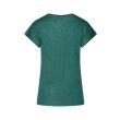 City Life viscose/lurex/polyamide Dames shirt km ronde hals kort Direct leverbaar uit de webshop van www.lots-of-fashion.nl/