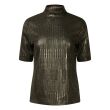 So Soire polyester/elasthan Dames shirt km ronde hals kort Direct leverbaar uit de webshop van www.lots-of-fashion.nl/