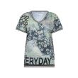 So Soire polyester/elasthan Dames shirt km v-hals kort Direct leverbaar uit de webshop van www.lots-of-fashion.nl/