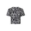 lizzi lou polyester Dames shirt km v-hals kort Direct leverbaar uit de webshop van www.lots-of-fashion.nl/