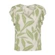 Jacqueline de Yong  Dames shirt km v-hals kort Direct leverbaar uit de webshop van www.lots-of-fashion.nl/