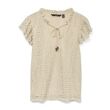 Vero Moda  Dames shirt km v-hals kort Direct leverbaar uit de webshop van www.lots-of-fashion.nl/