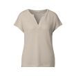 Street One  Dames shirt km v-hals kort Direct leverbaar uit de webshop van www.lots-of-fashion.nl/