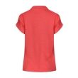 City Life katoen Dames shirt polo km kort Direct leverbaar uit de webshop van www.lots-of-fashion.nl/