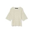 Vero Moda  Dames shirt 3/4 mw ronde hals kort Direct leverbaar uit de webshop van www.lots-of-fashion.nl/