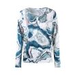 City Life viscose/elasthan Dames shirt lm ronde hals kort Direct leverbaar uit de webshop van www.lots-of-fashion.nl/