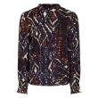 City Life polyester/elasthan Dames shirt lm ronde hals kort Direct leverbaar uit de webshop van www.lots-of-fashion.nl/