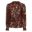 City Life polyester/elasthan Dames shirt lm ronde hals kort Direct leverbaar uit de webshop van www.lots-of-fashion.nl/