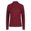 lizzi lou viscose/elasthan Dames shirt lm ronde hals kort Direct leverbaar uit de webshop van www.lots-of-fashion.nl/