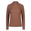 lizzi lou viscose/elasthan Dames shirt lm ronde hals kort Direct leverbaar uit de webshop van www.lots-of-fashion.nl/
