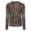 City Life polyester/elasthan Dames shirt lm ronde hals kort Direct leverbaar uit de webshop van www.lots-of-fashion.nl/