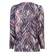 City Life polyester/viscose/elasthan Dames shirt lm ronde hals kort Direct leverbaar uit de webshop van www.lots-of-fashion.nl/
