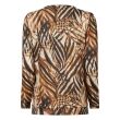 City Life polyester/viscose/elasthan Dames shirt lm ronde hals kort Direct leverbaar uit de webshop van www.lots-of-fashion.nl/
