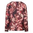 City Life polyester/viscose/elasthan Dames shirt lm ronde hals kort Direct leverbaar uit de webshop van www.lots-of-fashion.nl/