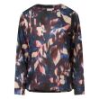 City Life polyester/viscose/elasthan Dames shirt lm ronde hals kort Direct leverbaar uit de webshop van www.lots-of-fashion.nl/