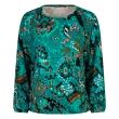 City Life viscose/elasthan Dames shirt lm ronde hals kort Direct leverbaar uit de webshop van www.lots-of-fashion.nl/