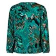 City Life viscose/elasthan Dames shirt lm ronde hals kort Direct leverbaar uit de webshop van www.lots-of-fashion.nl/