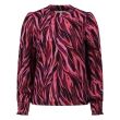 City Life polyester/elasthan Dames shirt lm ronde hals kort Direct leverbaar uit de webshop van www.lots-of-fashion.nl/