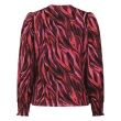City Life polyester/elasthan Dames shirt lm ronde hals kort Direct leverbaar uit de webshop van www.lots-of-fashion.nl/