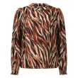City Life polyester/elasthan Dames shirt lm ronde hals kort Direct leverbaar uit de webshop van www.lots-of-fashion.nl/