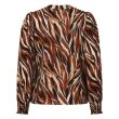 City Life polyester/elasthan Dames shirt lm ronde hals kort Direct leverbaar uit de webshop van www.lots-of-fashion.nl/