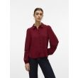Vero Moda  Dames shirt lm v-hals kort Direct leverbaar uit de webshop van www.lots-of-fashion.nl/