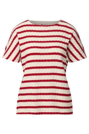 Street One Dames trui km kort Street One 323143 26278 glory red