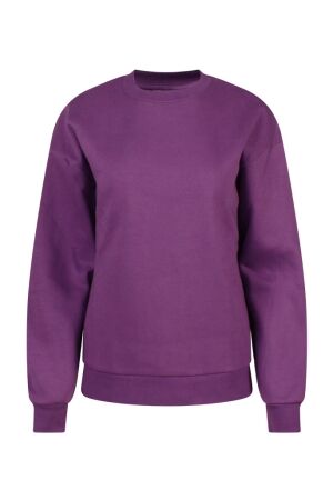 lizzi lou Dames trui lm ronde hals kort lizzi lou 213889 W10390 19-3542 pansy/paars