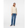 Vero Moda  Dames trui lm ronde hals kort Direct leverbaar uit de webshop van www.lots-of-fashion.nl/