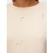 Vero Moda  Dames trui lm ronde hals kort Direct leverbaar uit de webshop van www.lots-of-fashion.nl/