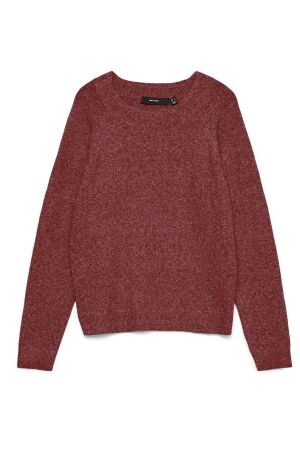 Vero Moda Dames trui lm ronde hals kort Vero Moda 10201022 syrah
