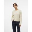 Vero Moda  Dames trui lm ronde hals kort Direct leverbaar uit de webshop van www.lots-of-fashion.nl/