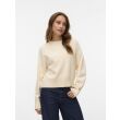 Vero Moda  Dames trui lm ronde hals kort Direct leverbaar uit de webshop van www.lots-of-fashion.nl/