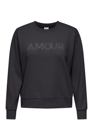 Jacqueline de Yong Dames trui lm ronde hals kort Jacqueline de Yong 15221015 phantom
