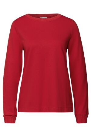 Street One Dames trui lm ronde hals kort Street One 324003 16865 racing red