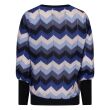 So Soire viscose/polyester/lurex Dames trui lm ronde hals kort Direct leverbaar uit de webshop van www.lots-of-fashion.nl/
