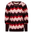 So Soire viscose/polyester/lurex Dames trui lm ronde hals kort Direct leverbaar uit de webshop van www.lots-of-fashion.nl/