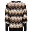 So Soire viscose/polyester/lurex Dames trui lm ronde hals kort Direct leverbaar uit de webshop van www.lots-of-fashion.nl/