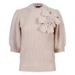 So Soire acryl/polyester Dames trui lm ronde hals kort Direct leverbaar uit de webshop van www.lots-of-fashion.nl/