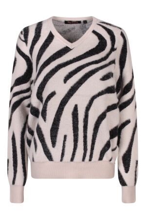 So Soire Dames trui lm v-hals kort So Soire Adele W10605 zebradessin kit