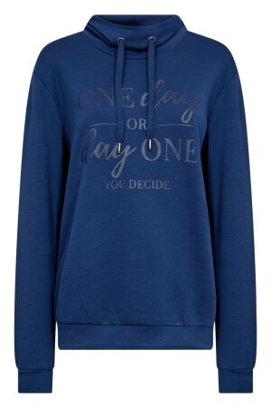 Soya Concept Dames trui lm turt kort Soya Concept 27266 6832 estate blue