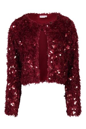 City Life Dames vest lm kort City Life 404134 W10395 19-1724 cabernet