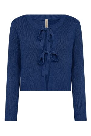 Soya Concept Dames vest lm kort Soya Concept 33696 96832 estate blue melange