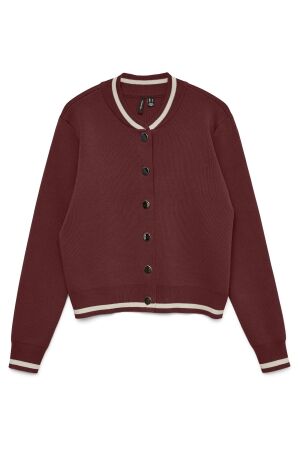 Vero Moda Dames vest lm kort Vero Moda 10341071 syrah