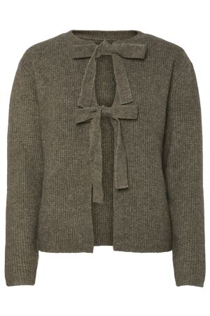 Pieces Dames vest lm kort Pieces 17150235 morel