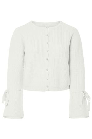 Pieces Dames vest lm kort Pieces 17163880 cloud dancer