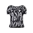 City Life polyester Dames blouse km kort Direct leverbaar uit de webshop van www.lots-of-fashion.nl/