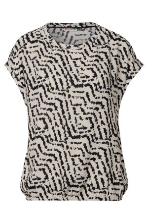 Street One Dames blouse km kort Street One 345629 36269 moonstone sand
