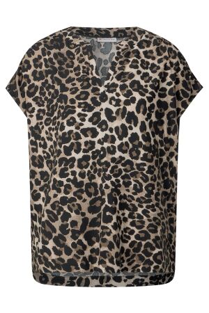 Street One Dames blouse km kort Street One 345729 30001 black